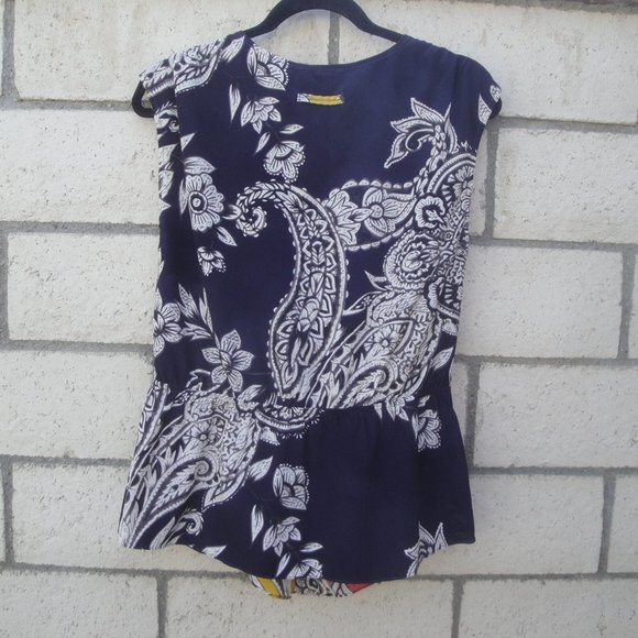 Anthropologie Boho Chic Printed Sleeveless Top M - Picture 2 of 2